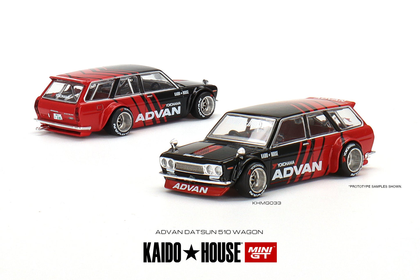 Mini GT x Kaido House Datsun 510 Wagon Advan KHMG033