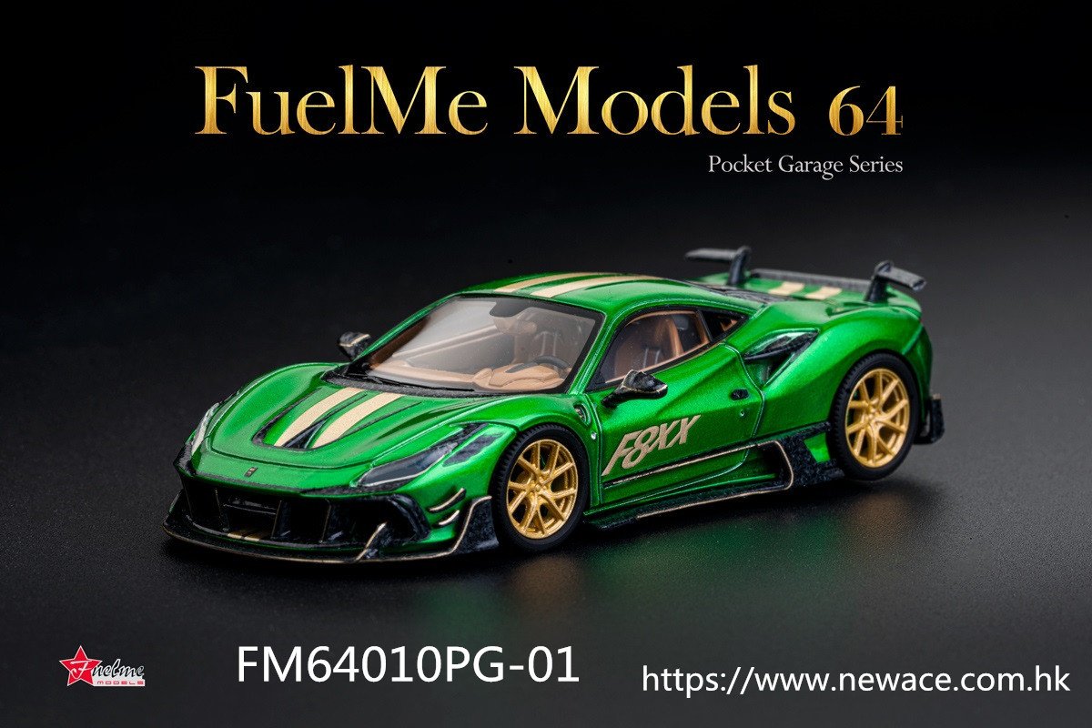 FuelMe 1/64 Mansory F8XX (Ferrari F8 Tributo) in Catania Green