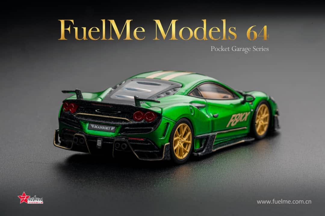 FuelMe 1/64 Mansory F8XX (Ferrari F8 Tributo) in Catania Green
