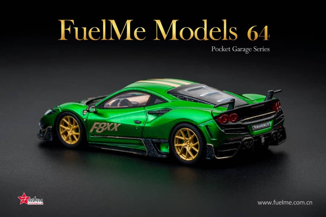 FuelMe 1/64 Mansory F8XX (Ferrari F8 Tributo) in Catania Green