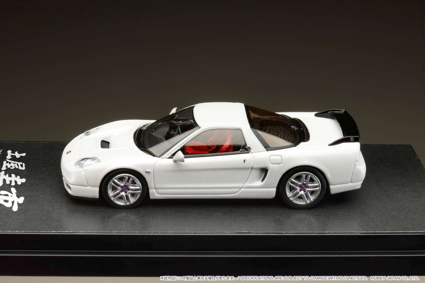 Hobby Japan 1/64 Honda NSX-R (NA2) DK "Drift King" Tsuchiya Spec in Pearl White *Creased Packaging*