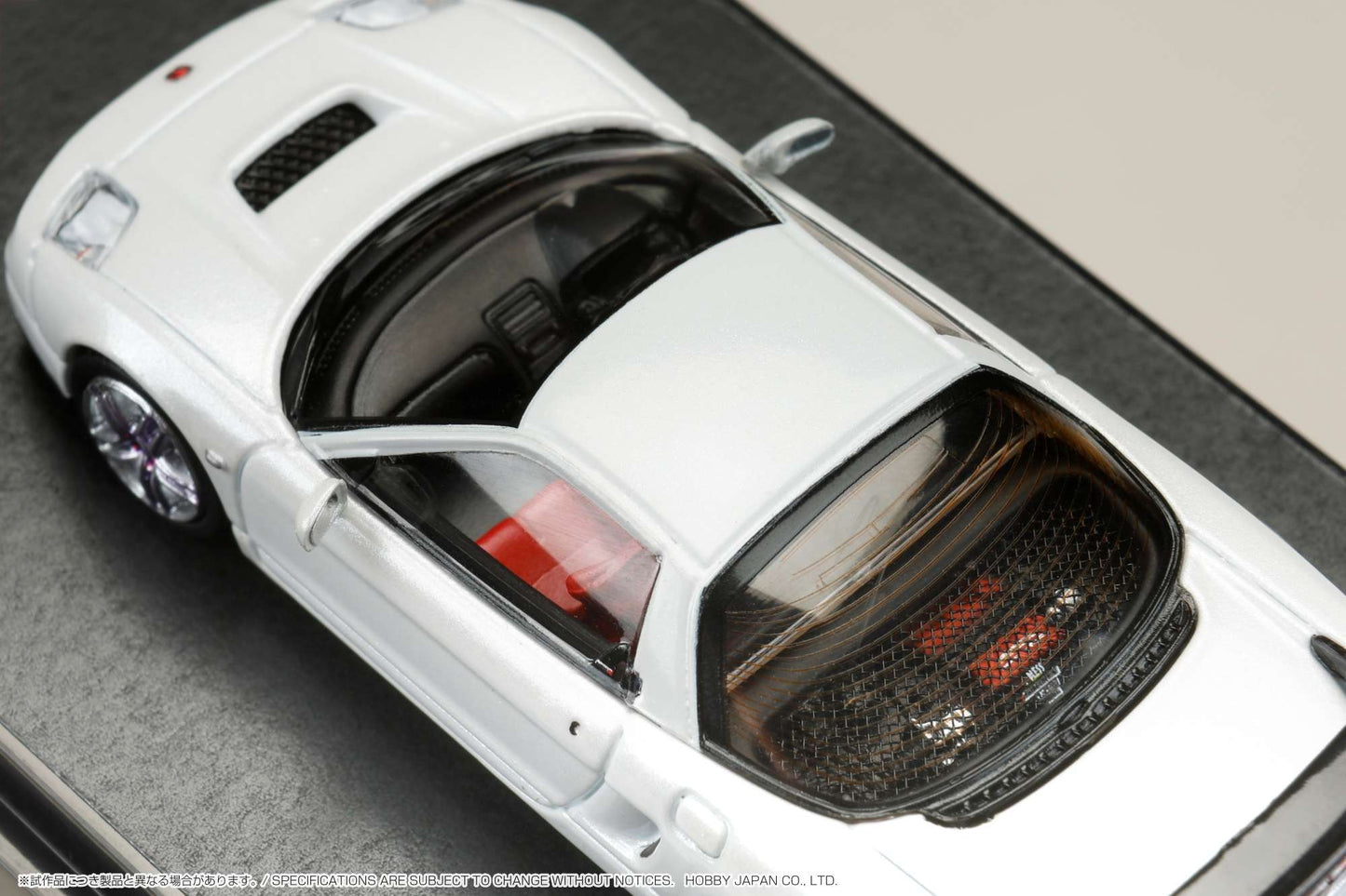 Hobby Japan 1/64 Honda NSX-R (NA2) DK "Drift King" Tsuchiya Spec in Pearl White *Creased Packaging*