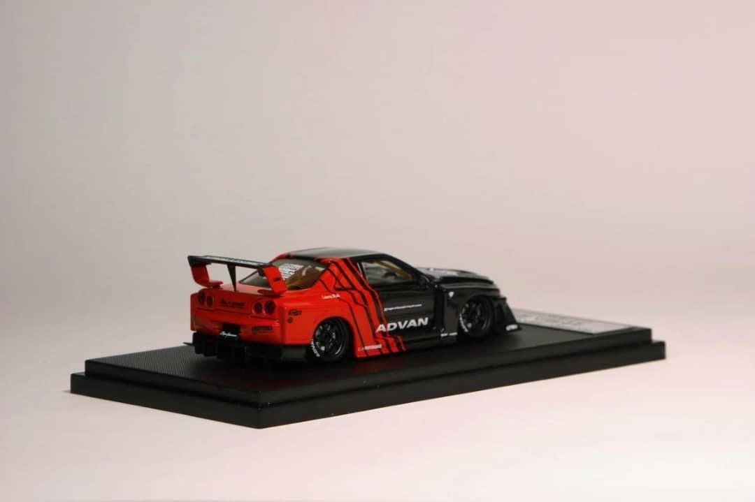 Street Weapon 1/64 Advan Liberty Walk Nissan Skyline ER34 Super Silhouette