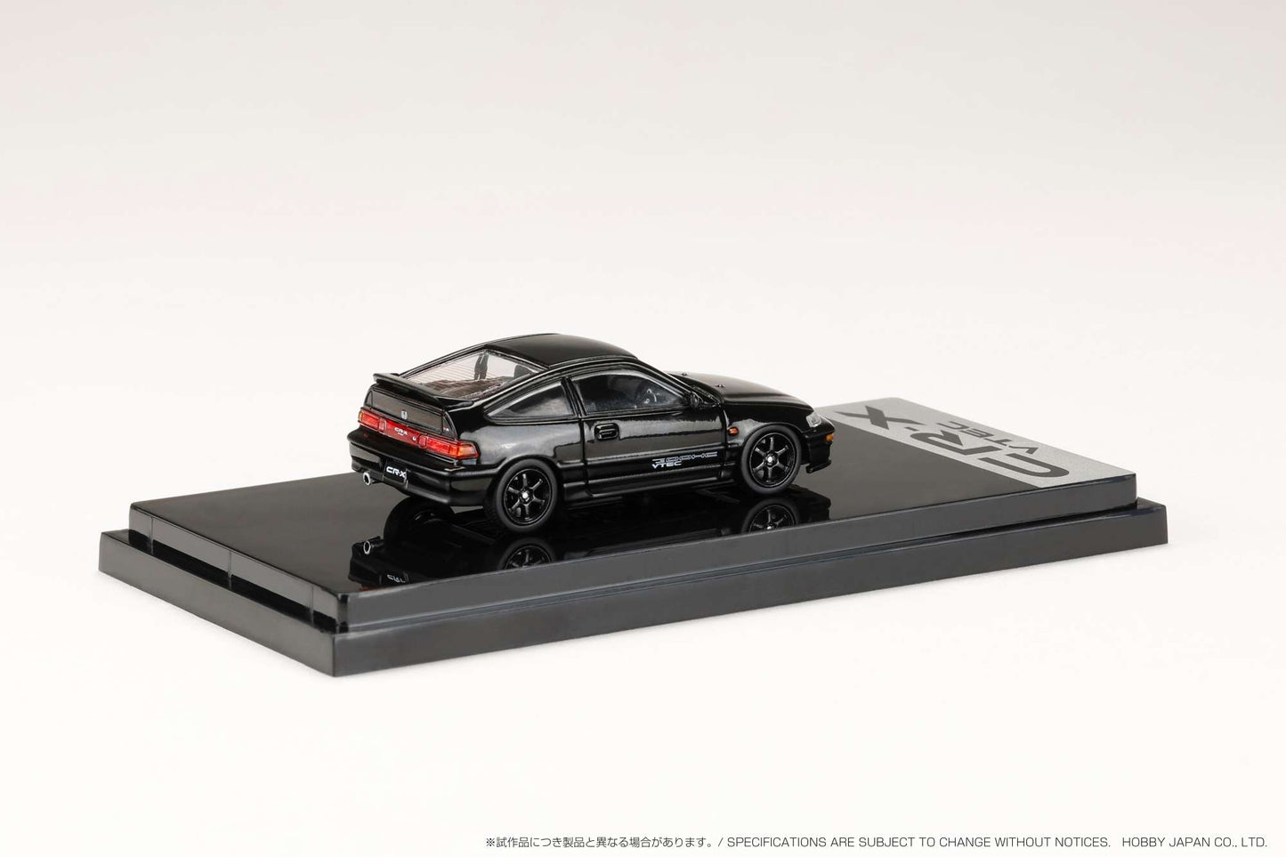 Hobby Japan 1/64 Honda CR-X SiR (EF8) JDM Customized in Black