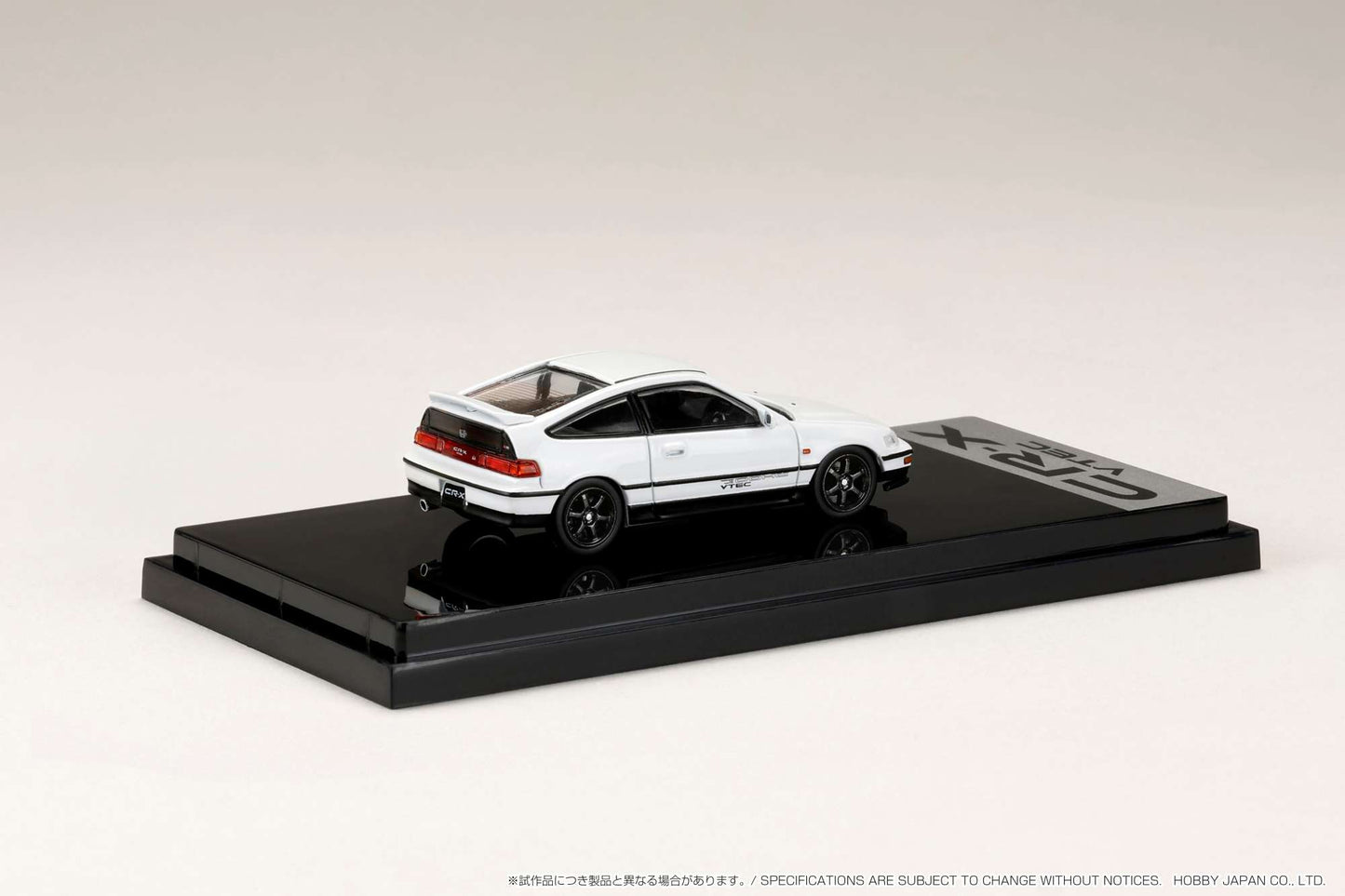 Hobby Japan 1/64 Honda CR-X SiR (EF8) JDM Customized in White