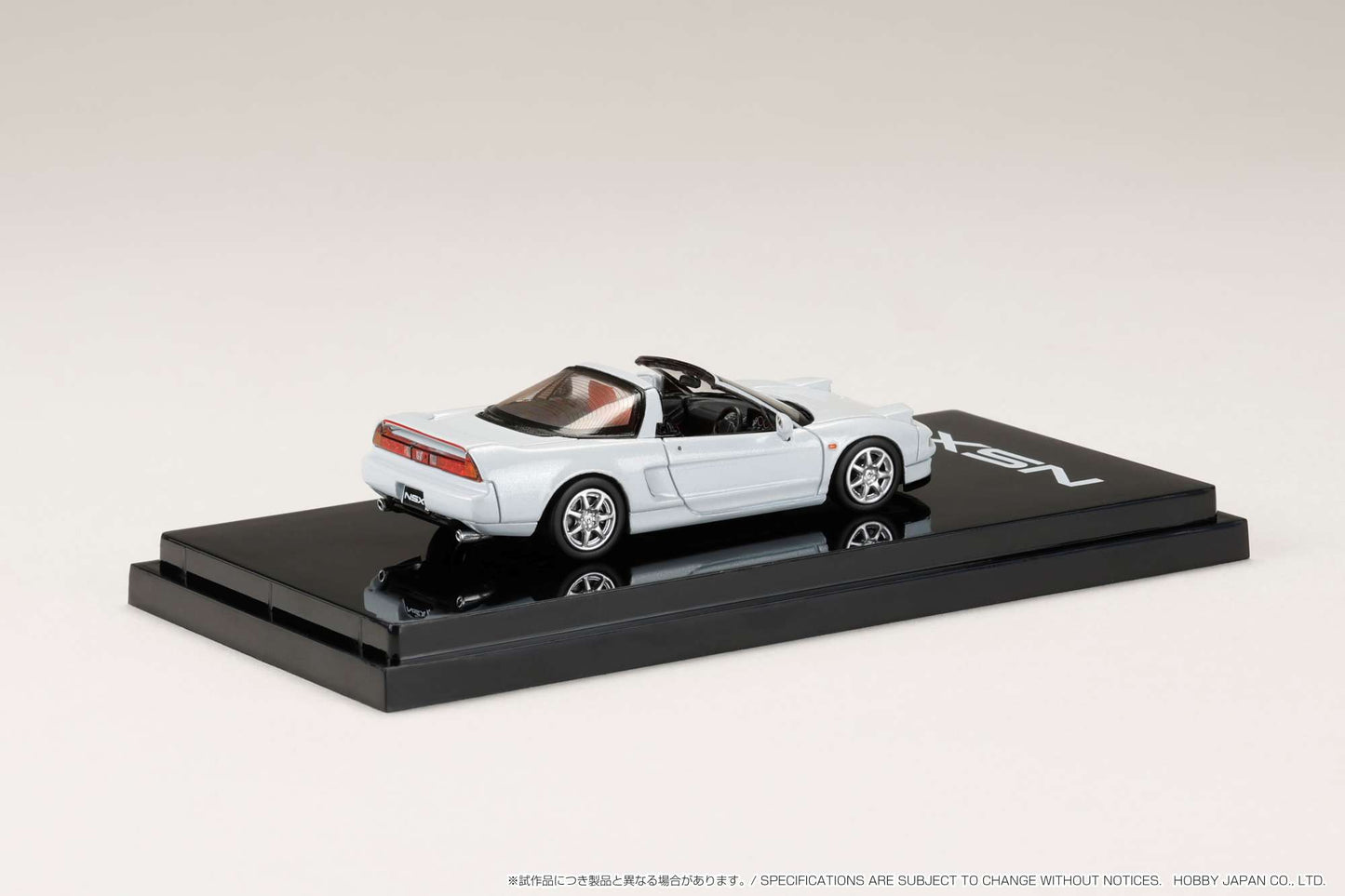 Hobby Japan 1/64 Honda NSX Type T with Detachable Roof in Platinum White Pearl