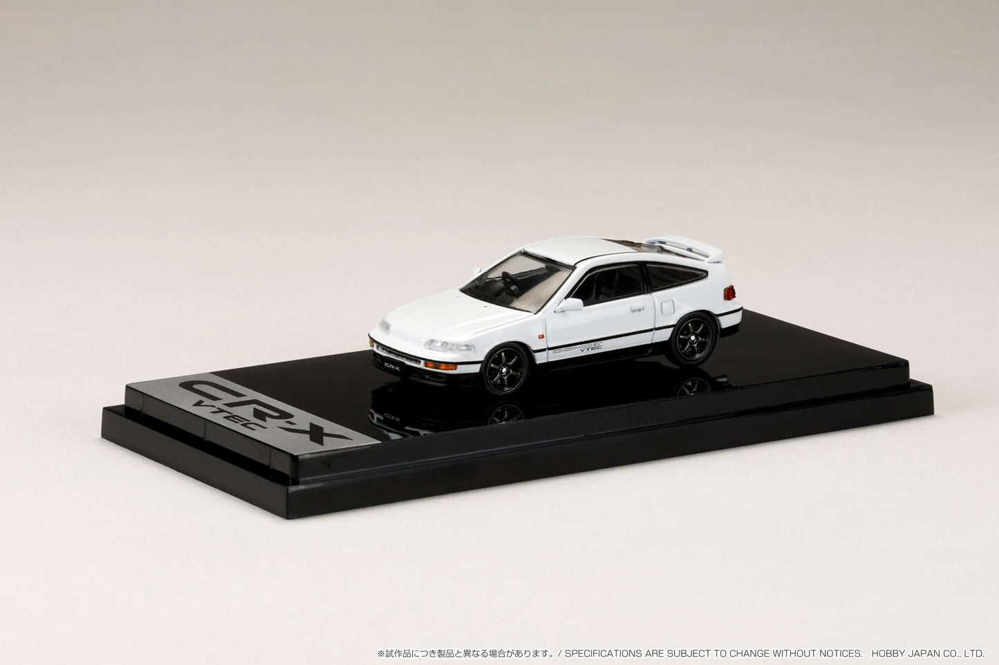 Hobby Japan 1/64 Honda CR-X SiR (EF8) JDM Customized in White