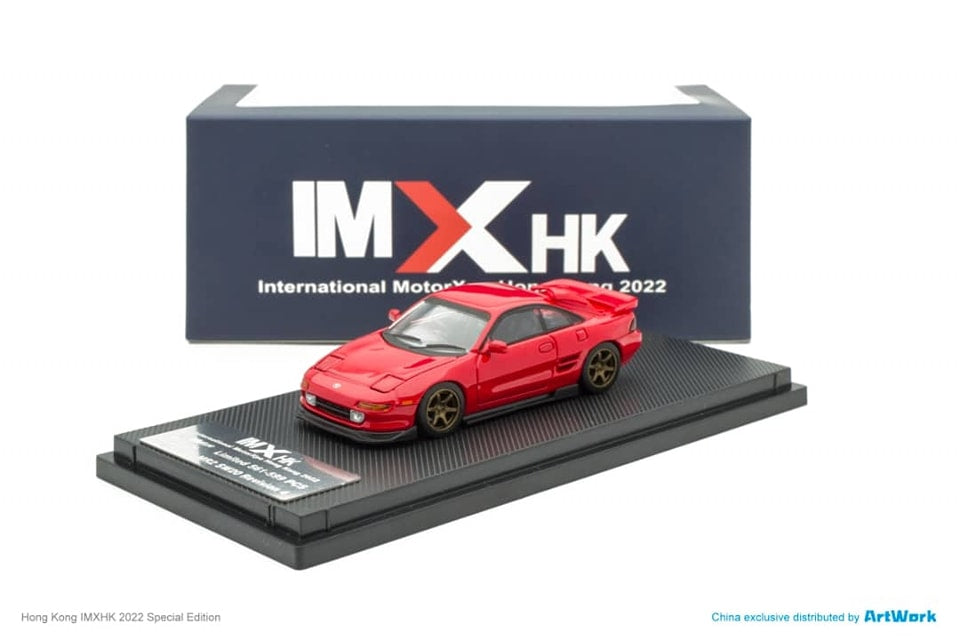 Micro Turbo 1/64 Toyota MR2 Customized IMXK 2022 Special Event Model in Red