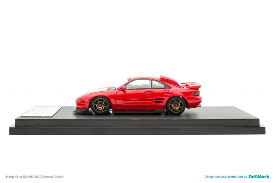 Micro Turbo 1/64 Toyota MR2 Customized IMXK 2022 Special Event Model in Red