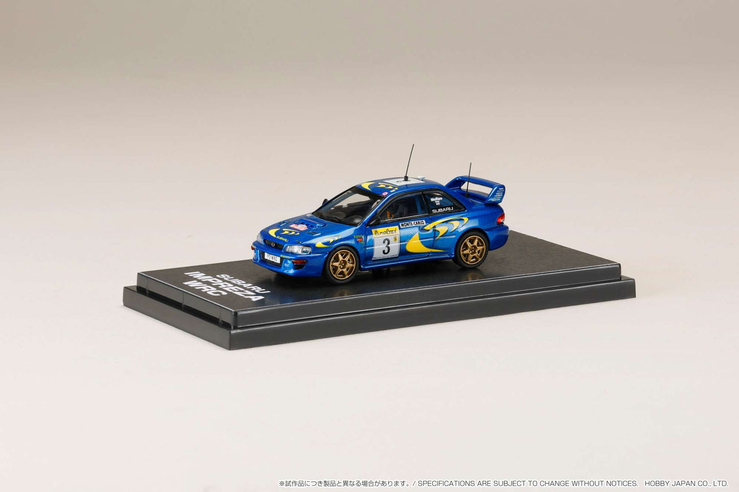 Hobby Japan 1/64 Subaru Impreza WRC 1997 #3 Monte Carlo