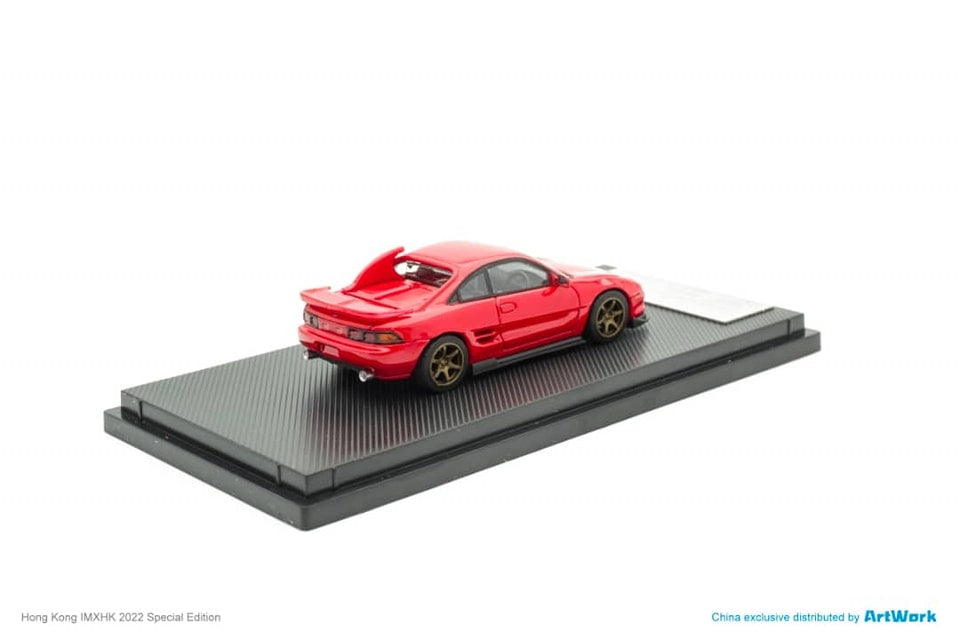 Micro Turbo 1/64 Toyota MR2 Customized IMXK 2022 Special Event Model in Red