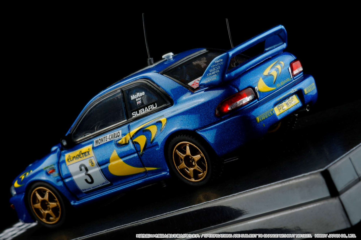 Hobby Japan 1/64 Subaru Impreza WRC 1997 #3 Monte Carlo