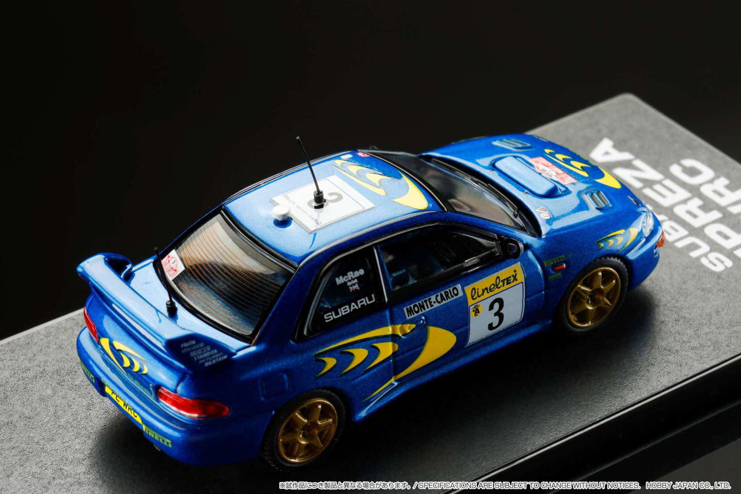 Hobby Japan 1/64 Subaru Impreza WRC 1997 #3 Monte Carlo
