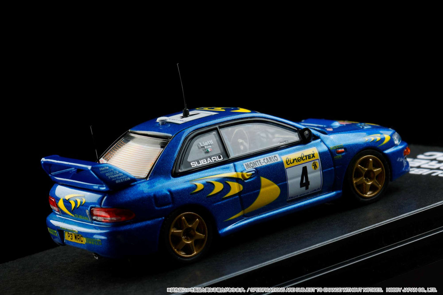 Hobby Japan 1/64 Subaru Impreza WRC 1997 #4 Monte Carlo