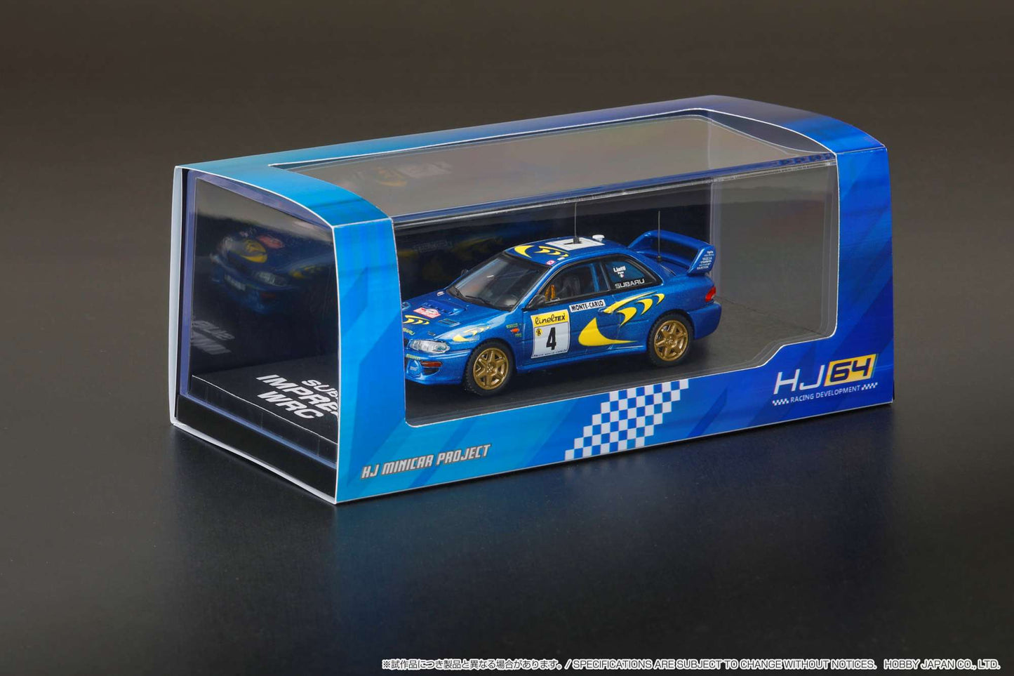 Hobby Japan 1/64 Subaru Impreza WRC 1997 #4 Monte Carlo