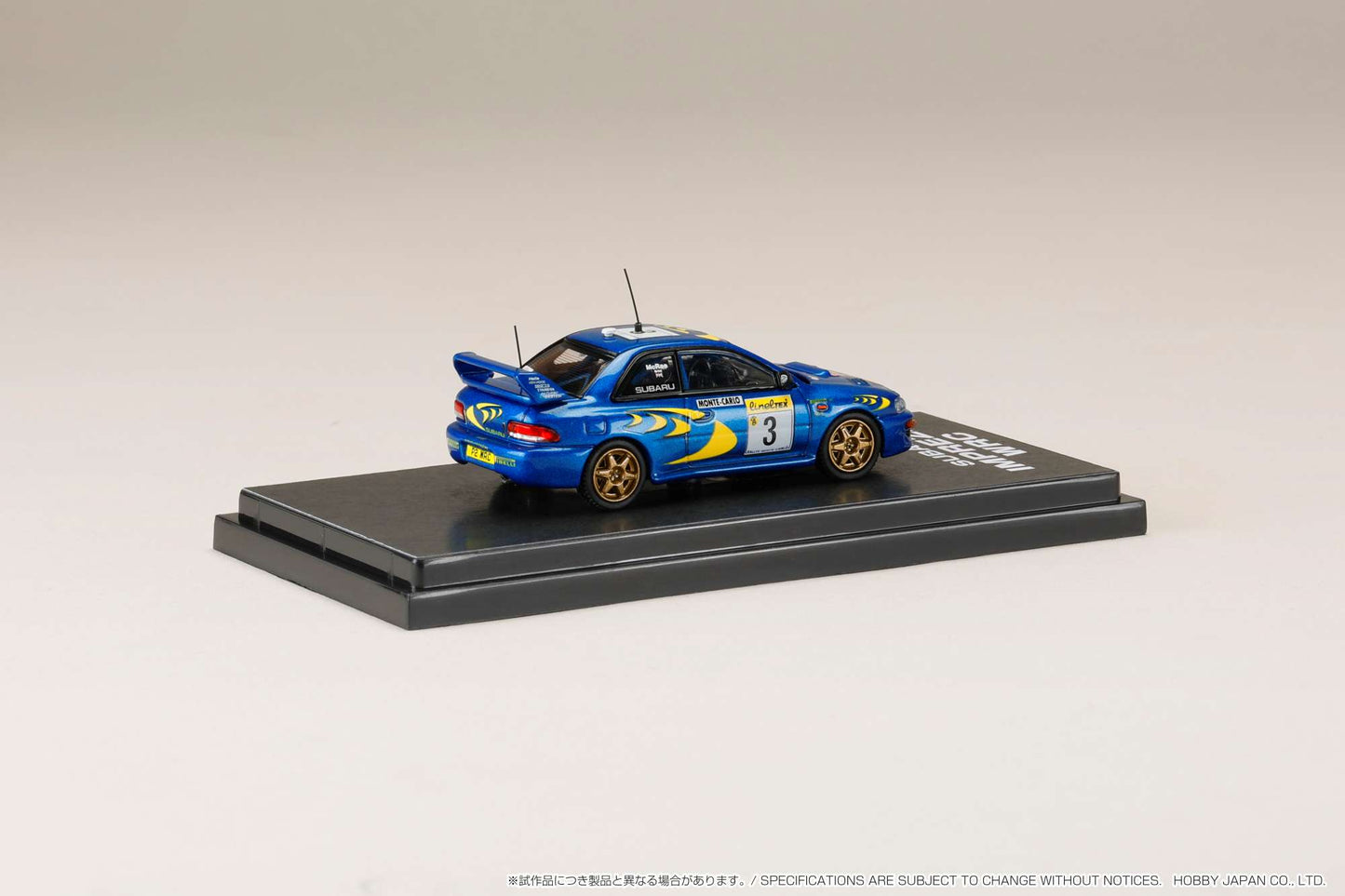 Hobby Japan 1/64 Subaru Impreza WRC 1997 #3 Monte Carlo