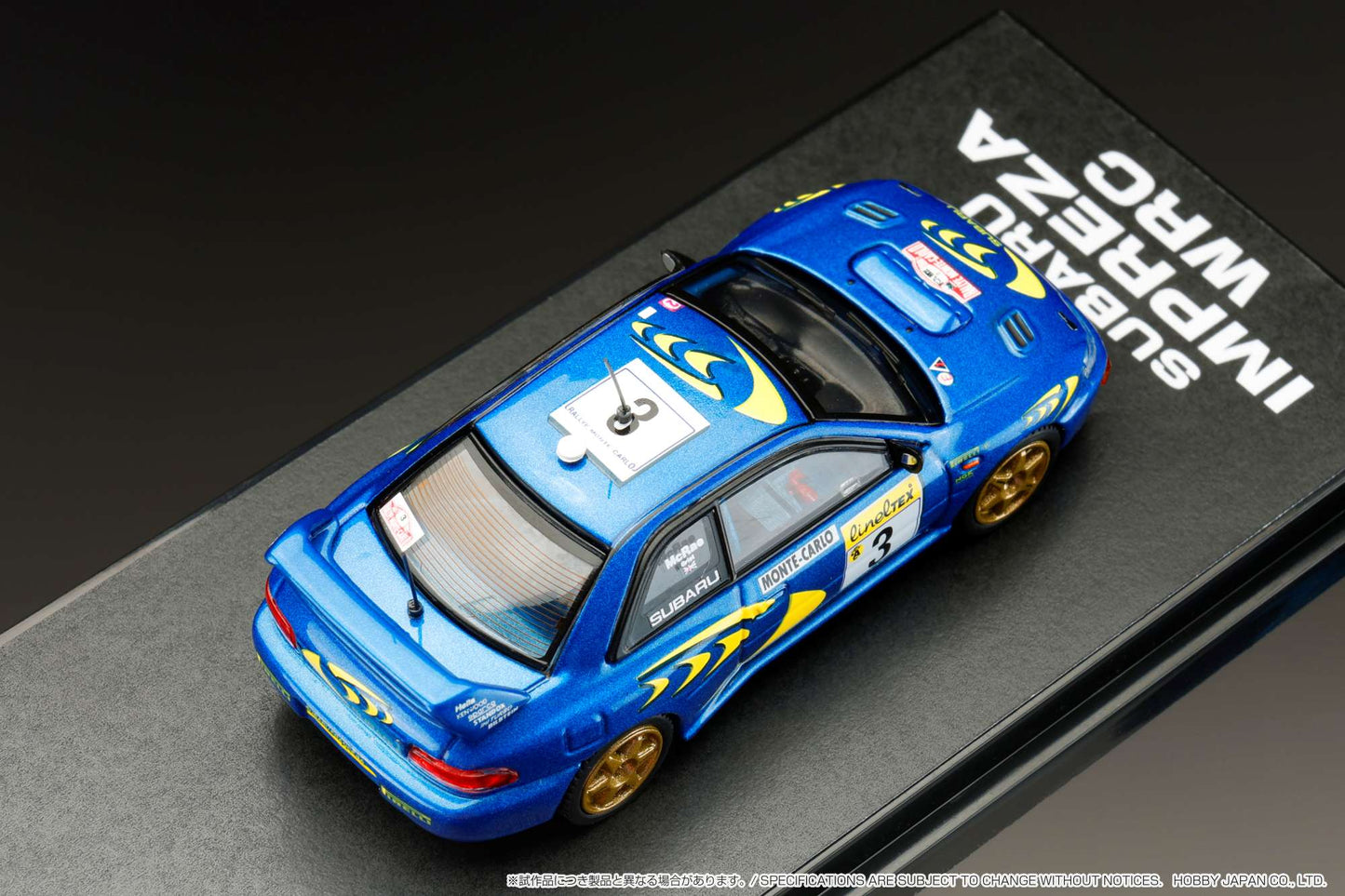 Hobby Japan 1/64 Subaru Impreza WRC 1997 #3 Monte Carlo