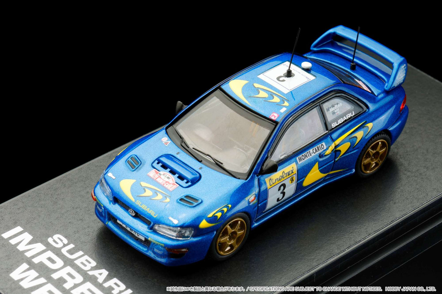 Hobby Japan 1/64 Subaru Impreza WRC 1997 #3 Monte Carlo