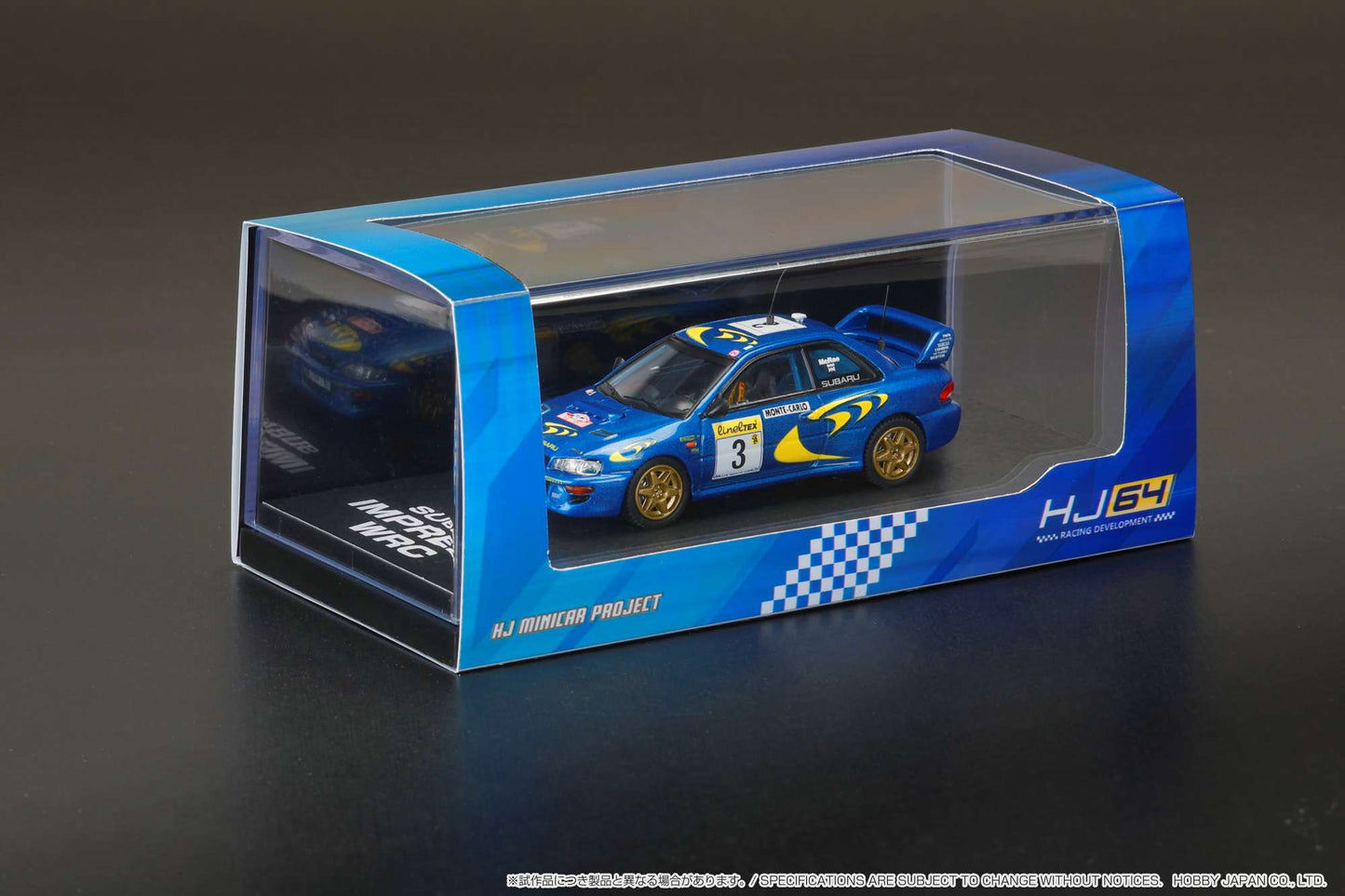 Hobby Japan 1/64 Subaru Impreza WRC 1997 #3 Monte Carlo