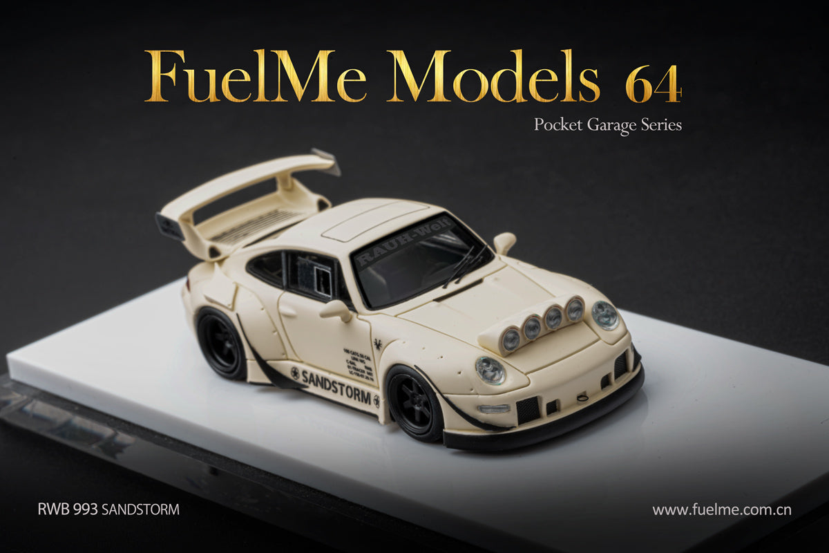 FuelMe Model 1/64 Porsche RWB 993 Sandstorm
