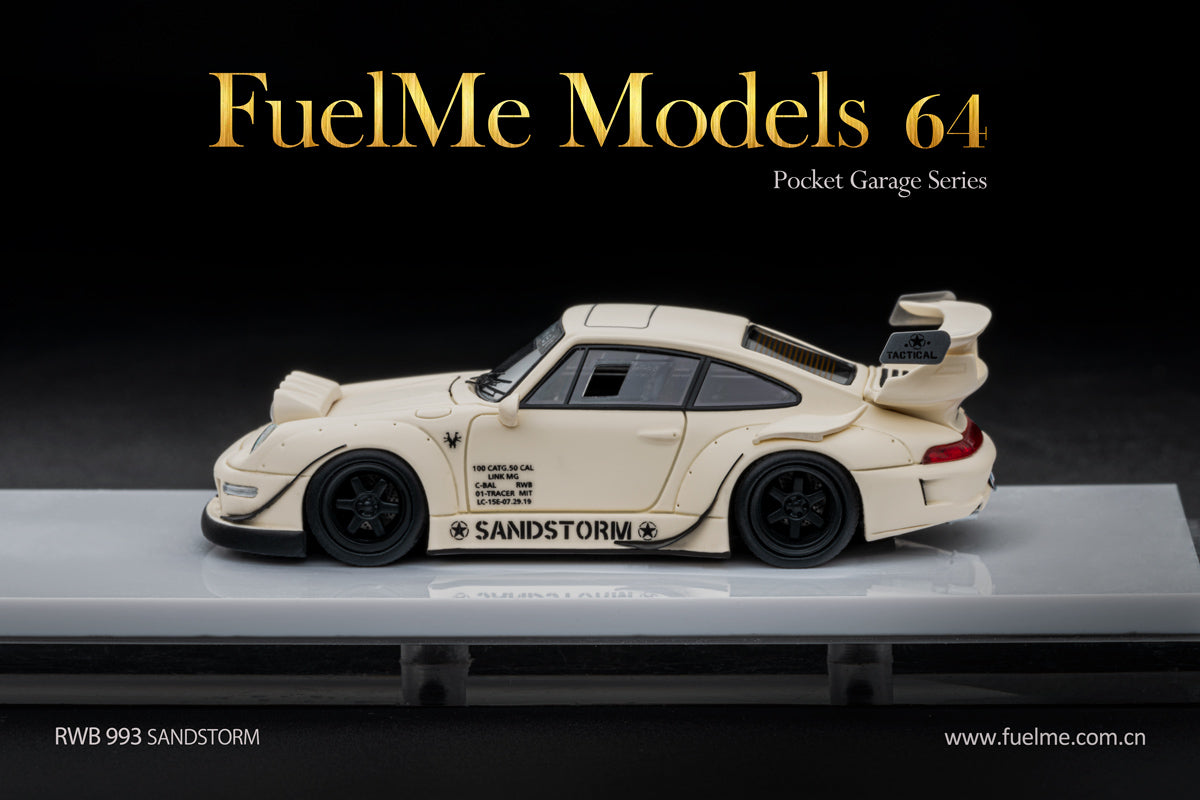 FuelMe Model 1/64 Porsche RWB 993 Sandstorm