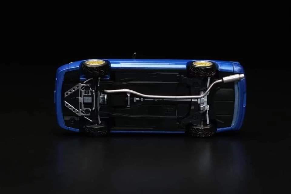 Peako Model 1/64 Nissan Sileighty RPS13 in Blue