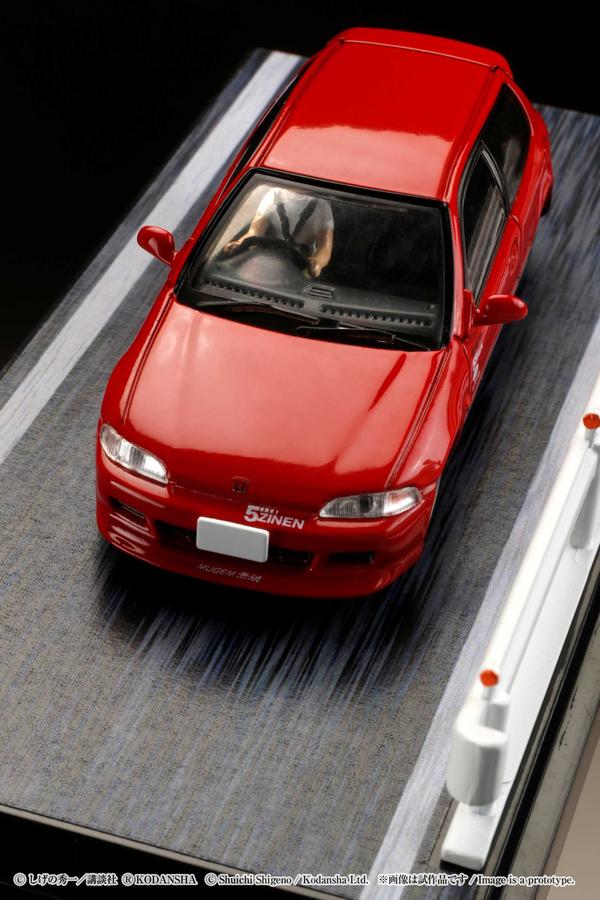 Hobby Japan 1/64 Honda Civic (EG6) Myogi Night Kids / Shingo Shoji (Diorama Set)