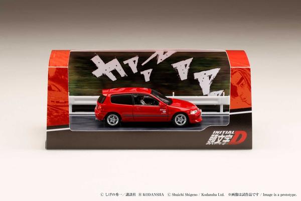 Hobby Japan 1/64 Honda Civic (EG6) Myogi Night Kids / Shingo Shoji (Diorama Set)