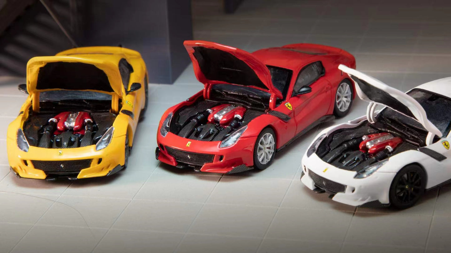 Stance Hunters 1/64 Ferrari F12 in Yellow