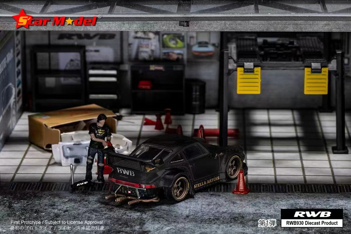 Star Model 1/64 Porsche 911 RWB930 GT Wing "Stella"