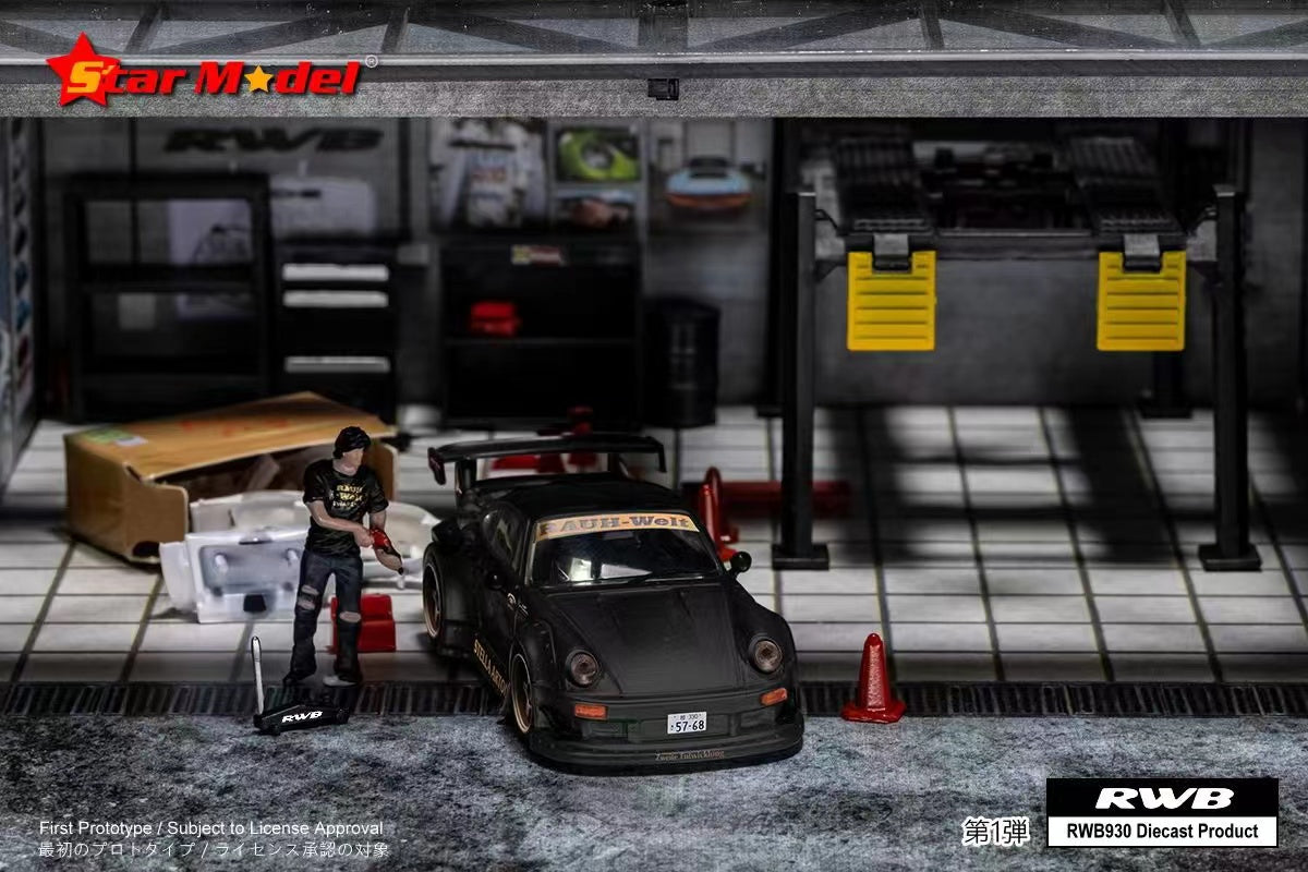 Star Model 1/64 Porsche 911 RWB930 GT Wing "Stella"