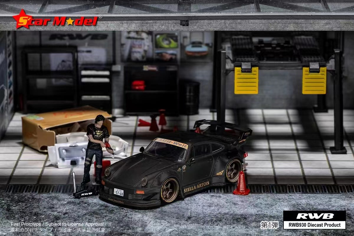 Star Model 1/64 Porsche 911 RWB930 GT Wing "Stella"