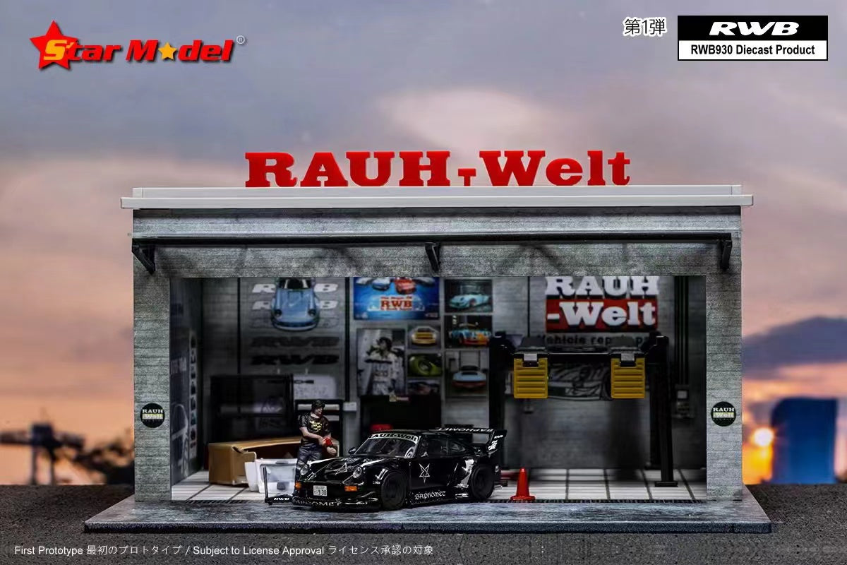 Star Model 1/64 Porsche 911 RWB930 GT Wing "Baphomet"