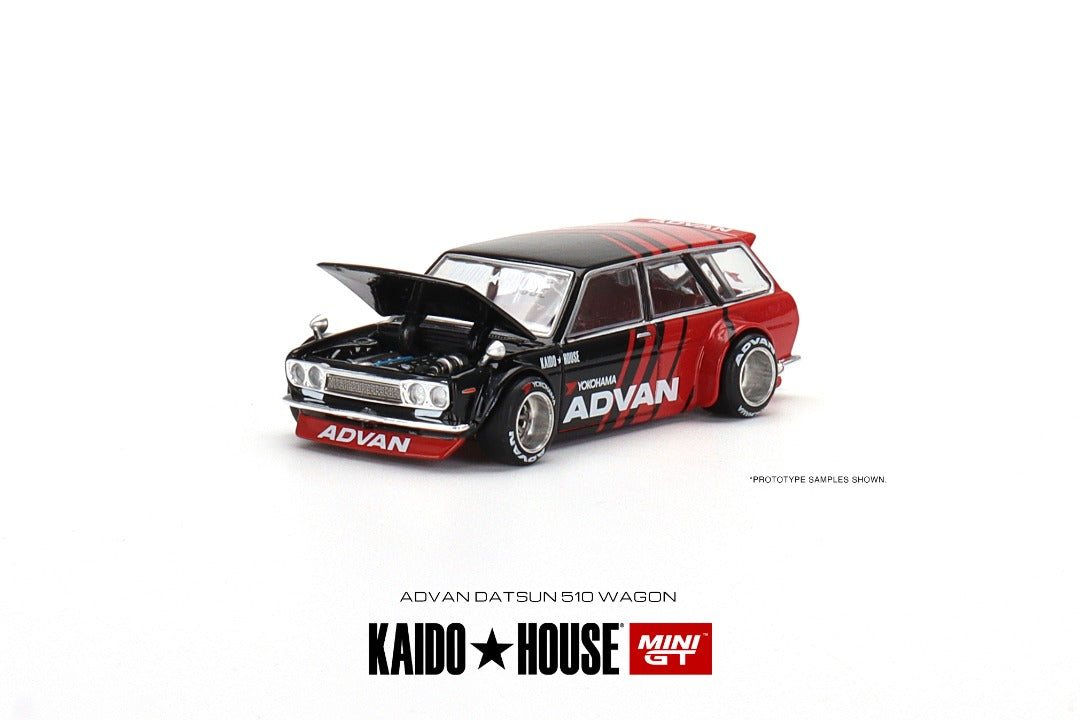 Mini GT x Kaido House Datsun 510 Wagon Advan KHMG033