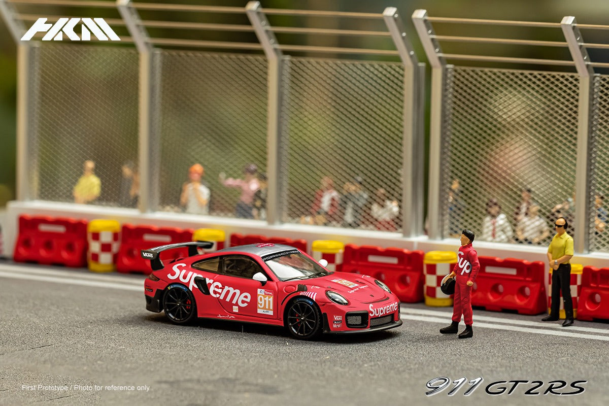 HKM Model 1/64 Porsche 911 (991) GT2 RS "Supreme" Red