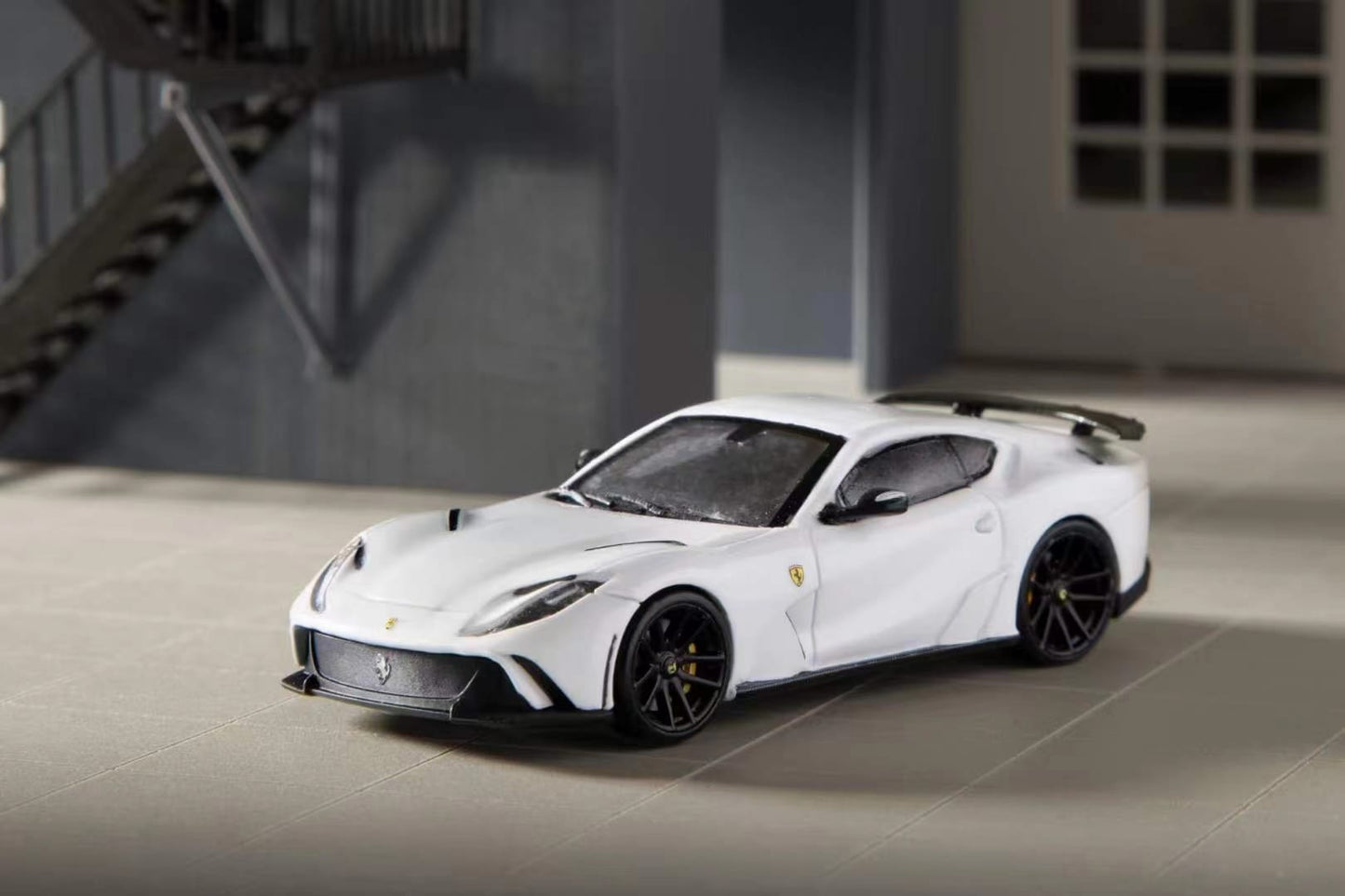 Stance Hunters 1/64 Ferrari 812 Novitec N-Largo in White