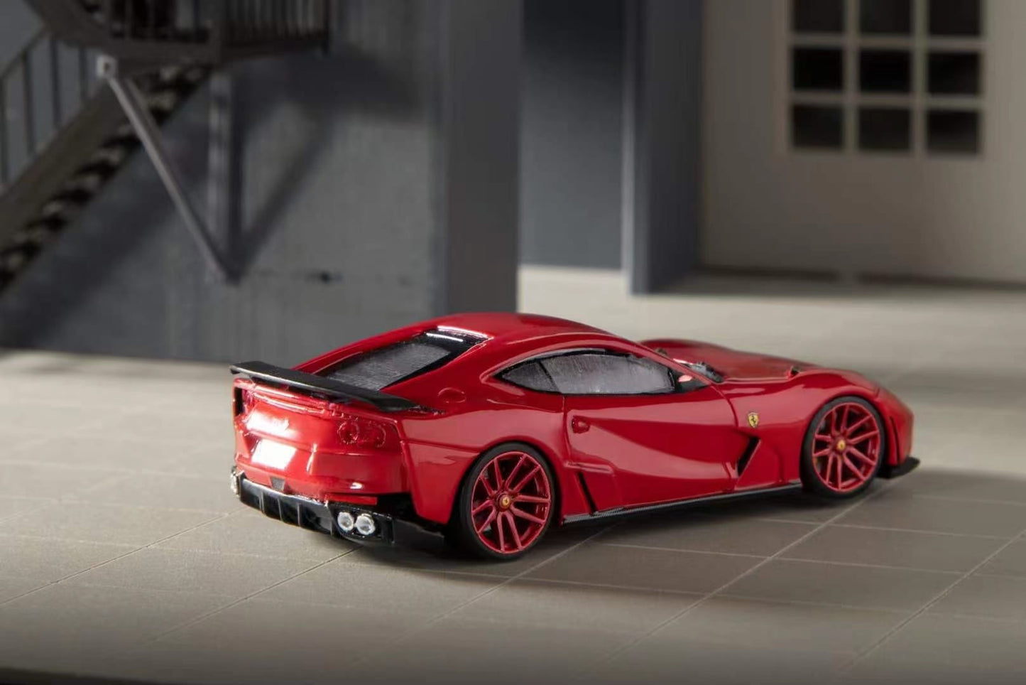 Stance Hunters 1/64 Ferrari 812 Novitec N-Largo in Red