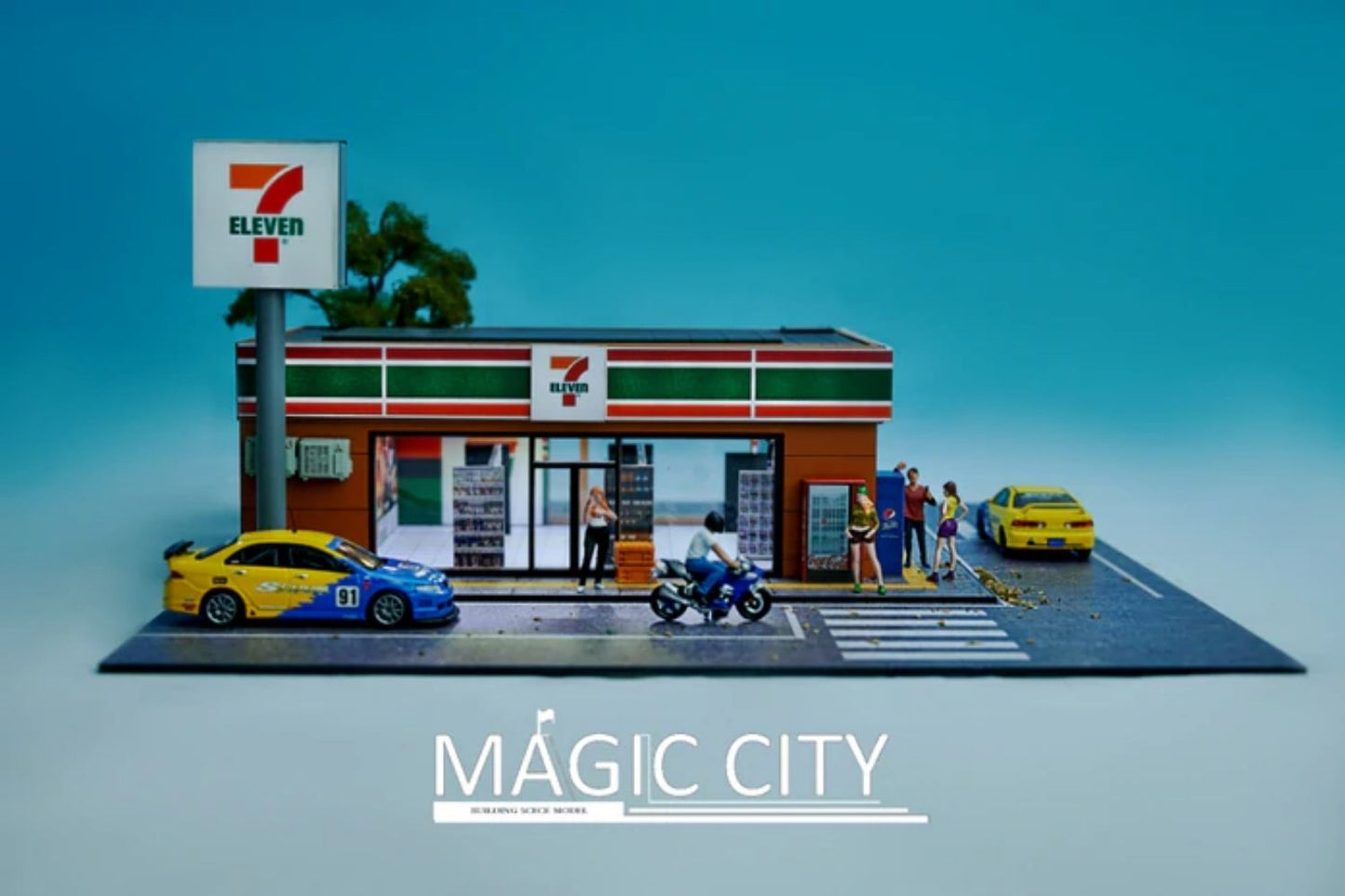 Magic City 1/64 Scale Japan 7-Eleven Store