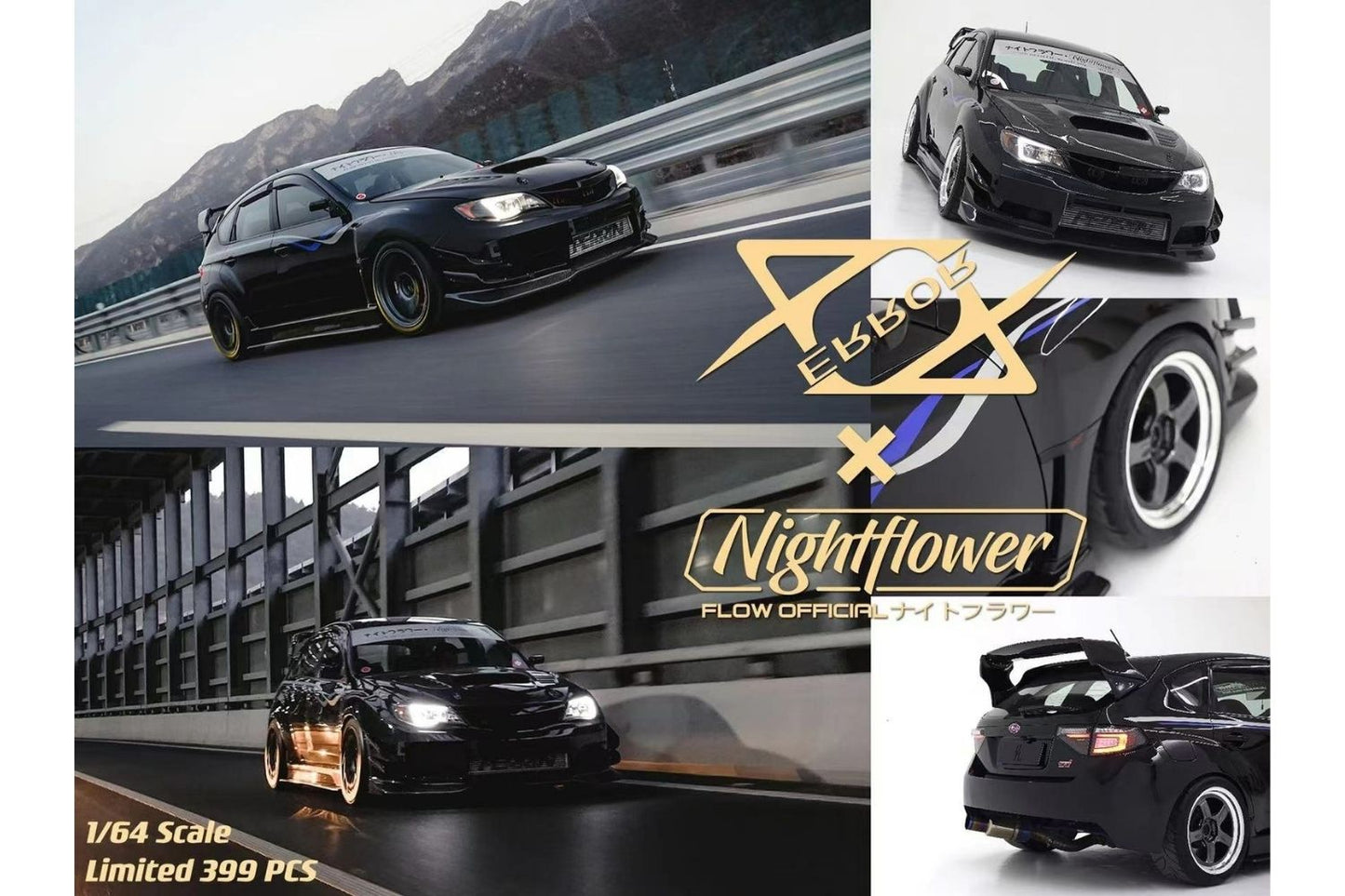Error 404 Model x Nightflower 1/64 Subaru WRX STI GRB