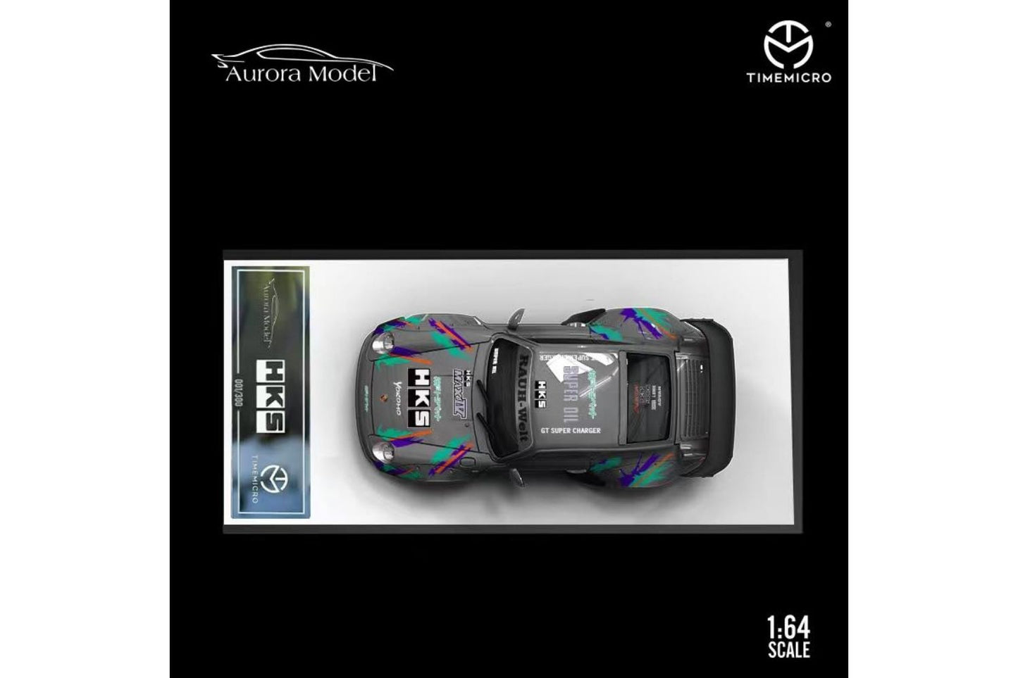 Time Micro 1/64 Porsche 911 RWB993 ′′ HKS ′′