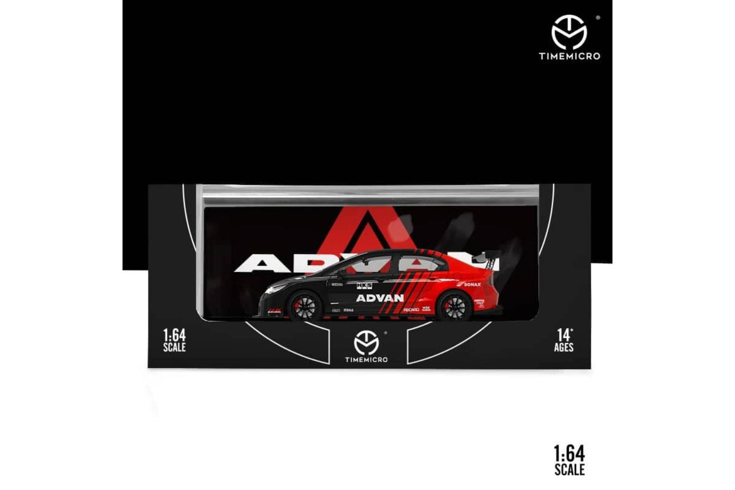 Time Micro 1/64 Honda Civic (FD2) Widebody ′′Advan′′