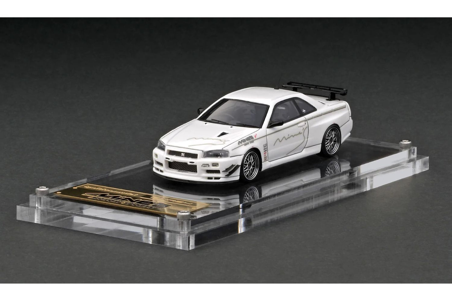 Ignition Model 1/64 Nissan Skyline GT-R (R34) Mine's in White