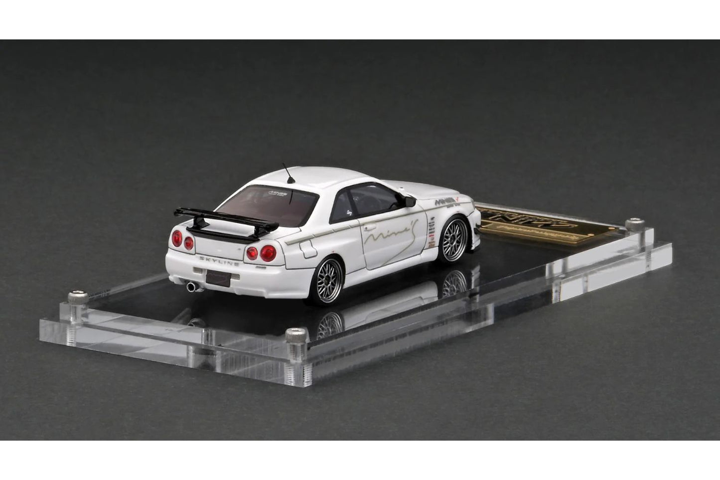 Ignition Model 1/64 Nissan Skyline GT-R (R34) Mine's in White