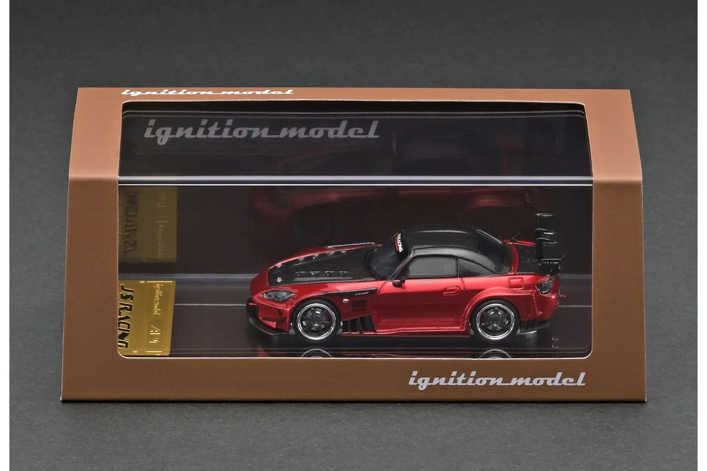 Ignition Model 1/64 J's Racing Honda S2000 (AP1) in Red Metallic