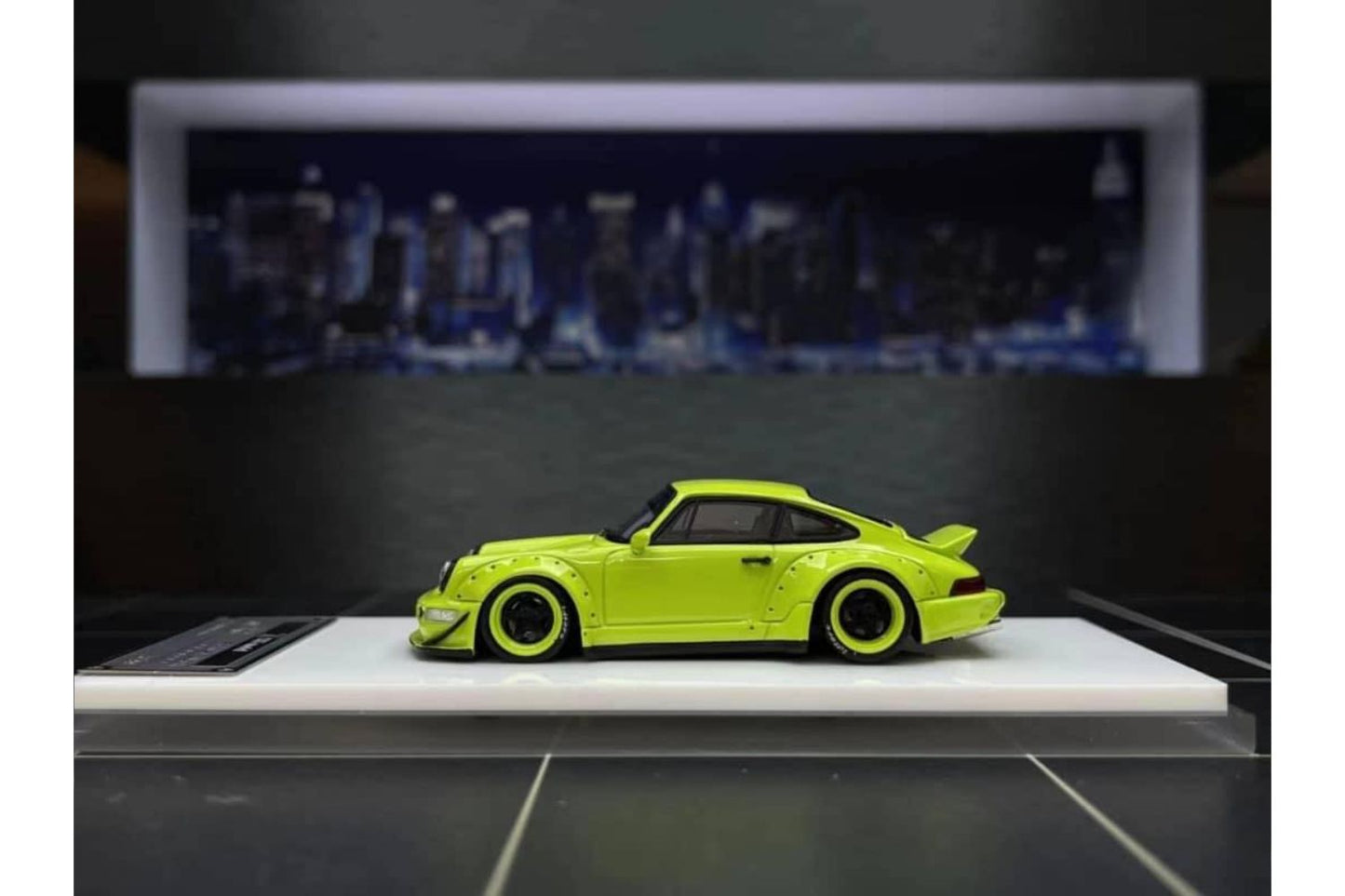 XKE Model 1/64 Porsche RWB 964 in Fluorescent Green