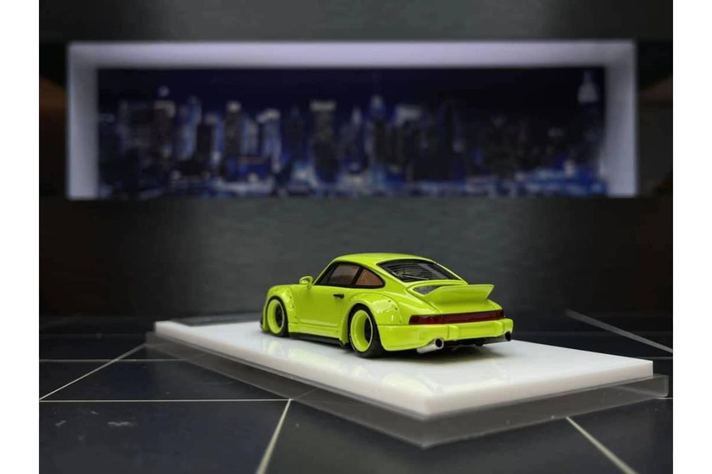 XKE Model 1/64 Porsche RWB 964 in Fluorescent Green