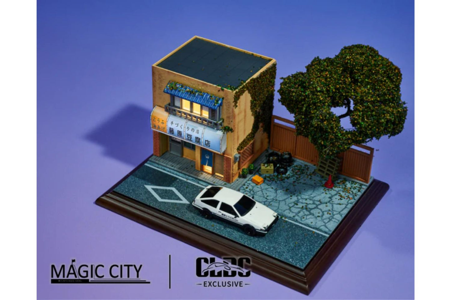 Magic City x CLDC Exclusive 1/64 Scale Illuminated Fujiwara Tofu Shop