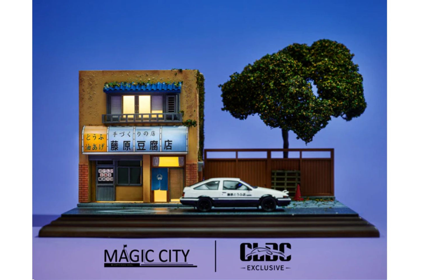 Magic City x CLDC Exclusive 1/64 Scale Illuminated Fujiwara Tofu Shop