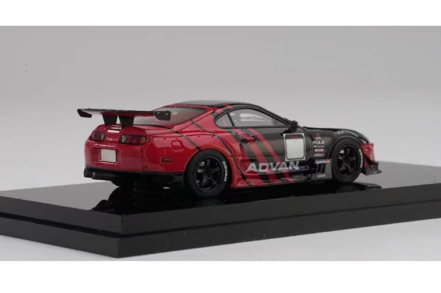 YM Model 1/64 Toyota Supra JZA80 Modified Version "RIDOX MAX ORIDO Aero" in AVAN Livery