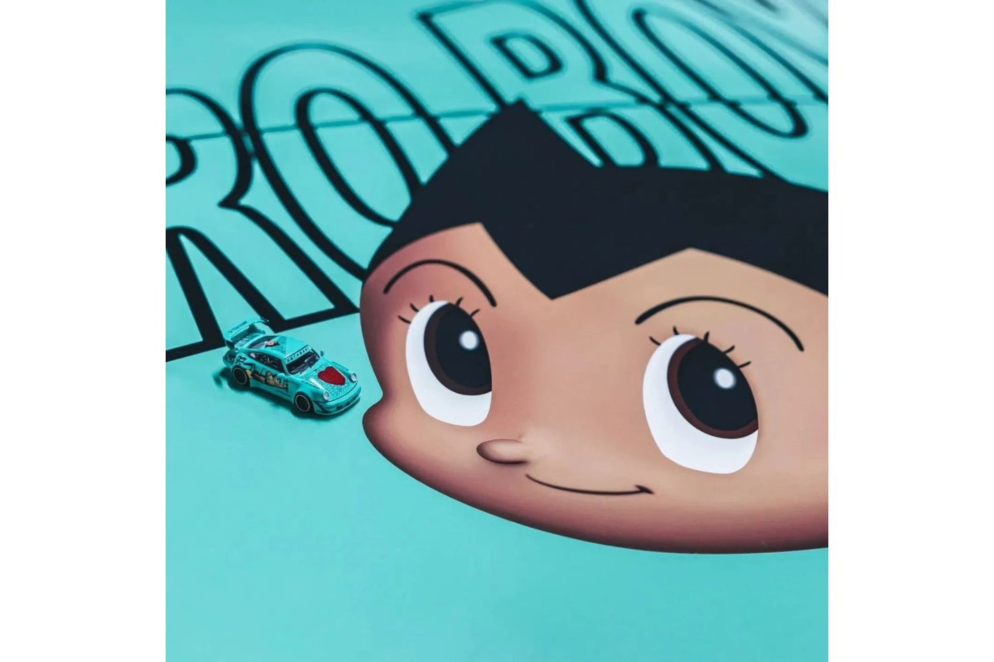 DPLS x ToyQube x Astroboy Porsche RWB 964 in Special Tiffany Blue HK Colorway